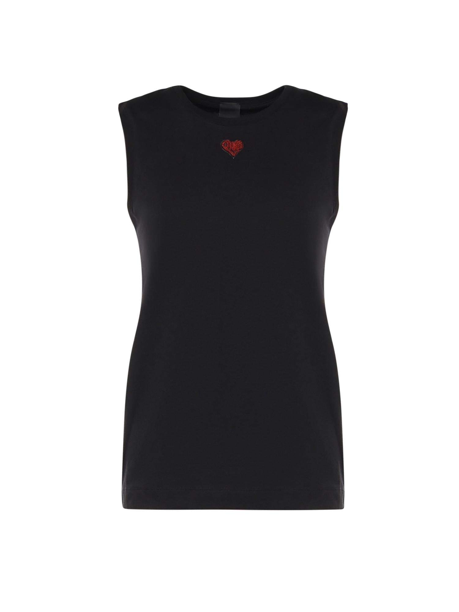 Tank top in jersey di cotone 105741 A326Z99 PINKO 