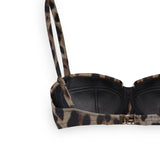 Top bikini con stampa leopardata O1A16J ONO11HY13M DOLCE & GABBANA 