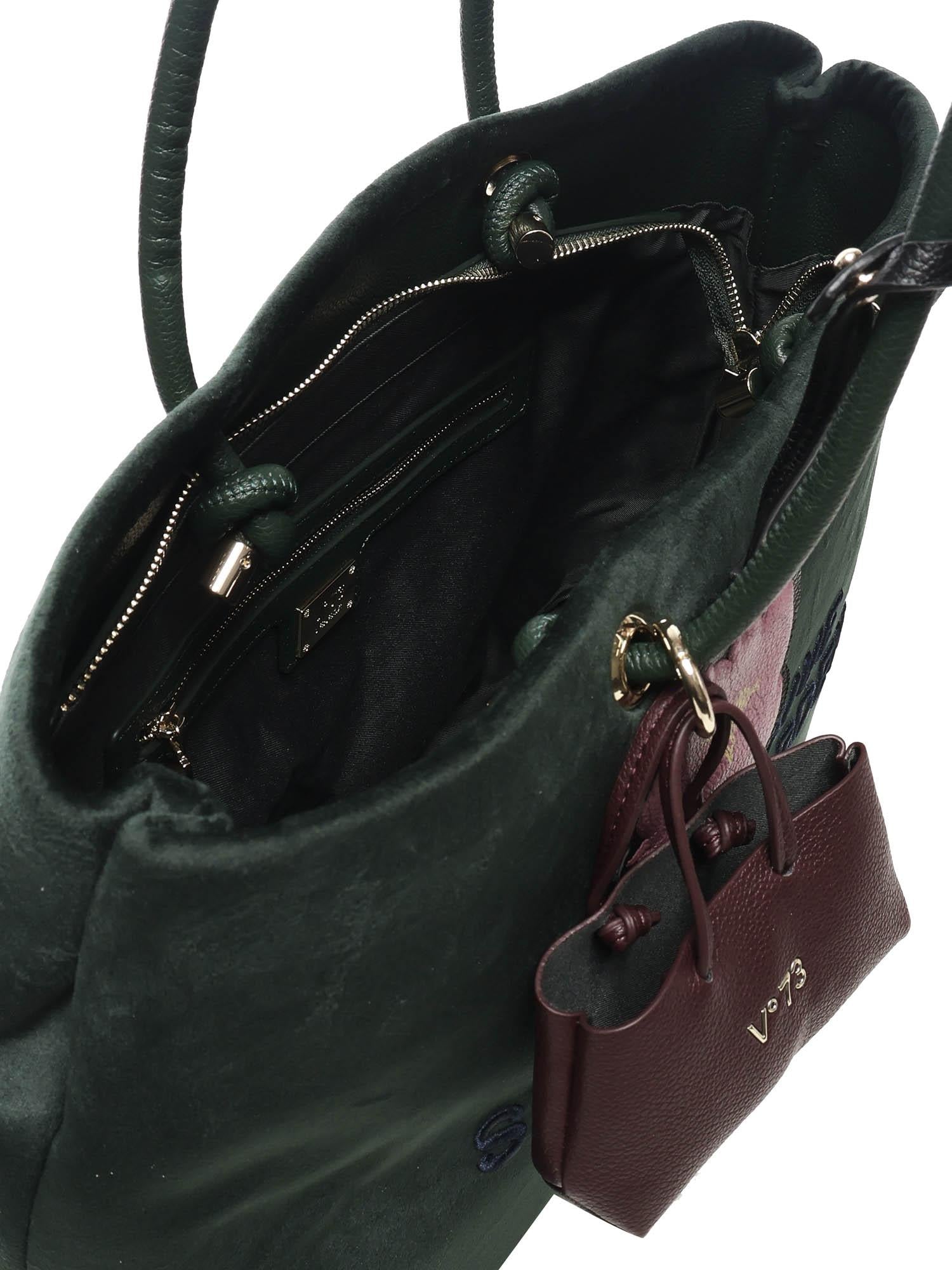 Borsa shopping Secret Garden 73BS9CU01 SECRET GARDENVERDE/MULTICOLOR V° 73 