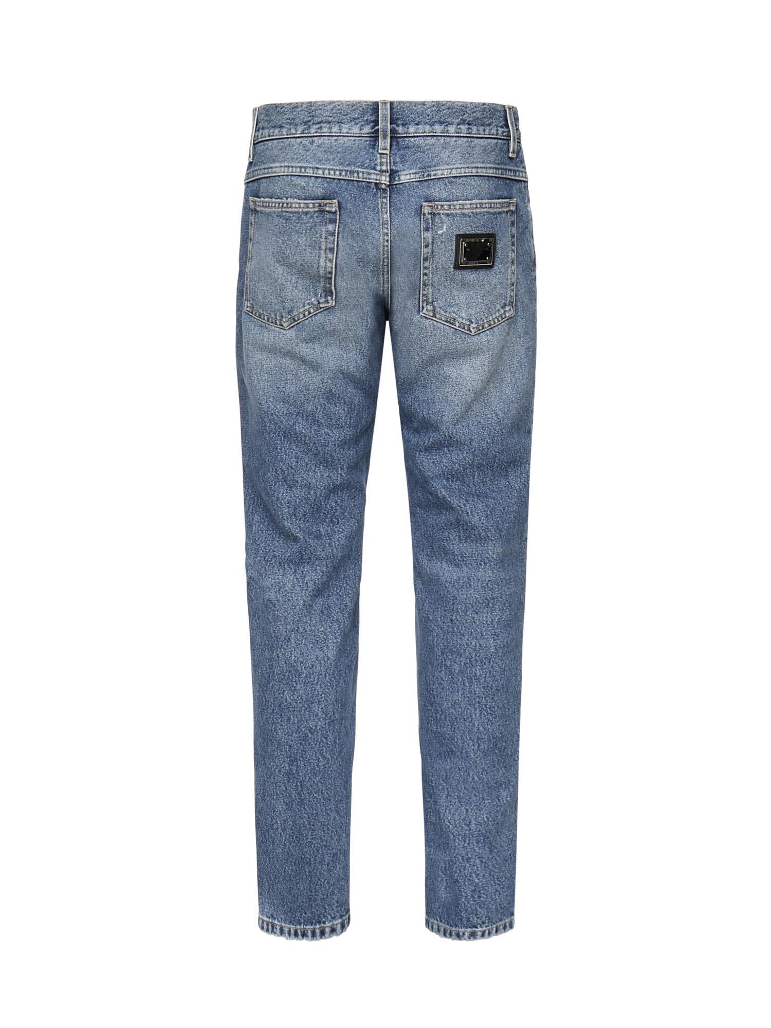 Jeans regular in cotone GYJCCD G8NH5S9001 DOLCE & GABBANA 