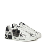 Sneakers Portofino in pelle CS1760 A9AG189697 DOLCE & GABBANA 