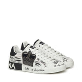Sneakers Portofino in pelle CS1760 A9AG189697 DOLCE & GABBANA 