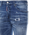 Jeans slim con effetto vissuto S74LB1642 S30342470 DSQUARED2 