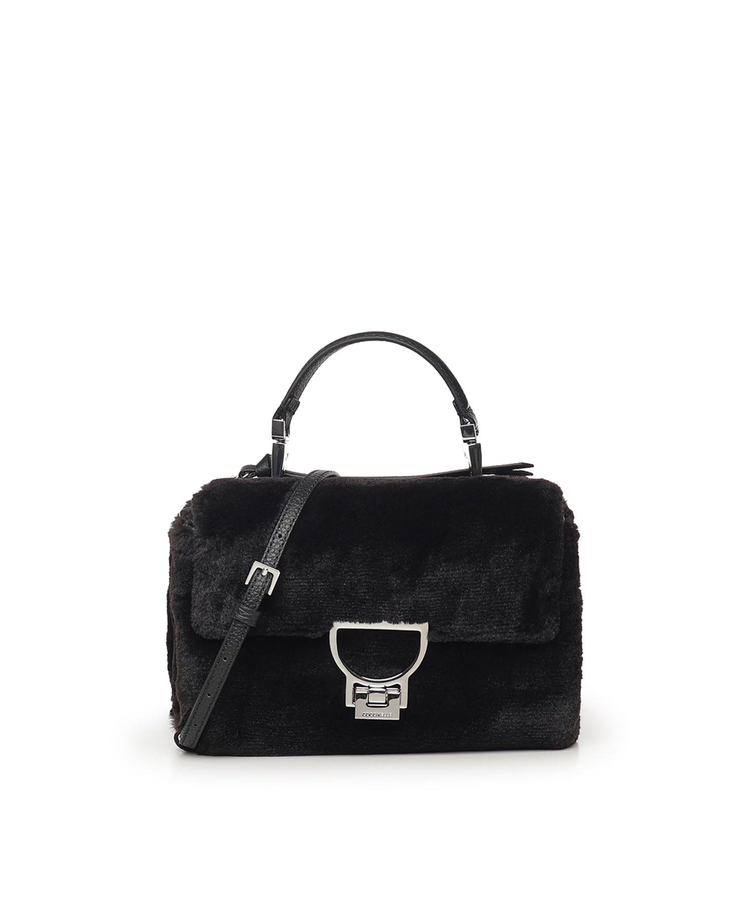 Borsa Arlettis in pelliccia sintetica e pelle<BR/> E1T3I55B701 001 COCCINELLE 