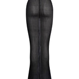 Gonna slim in maglia lurex G645 M01044D999 DONDUP 
