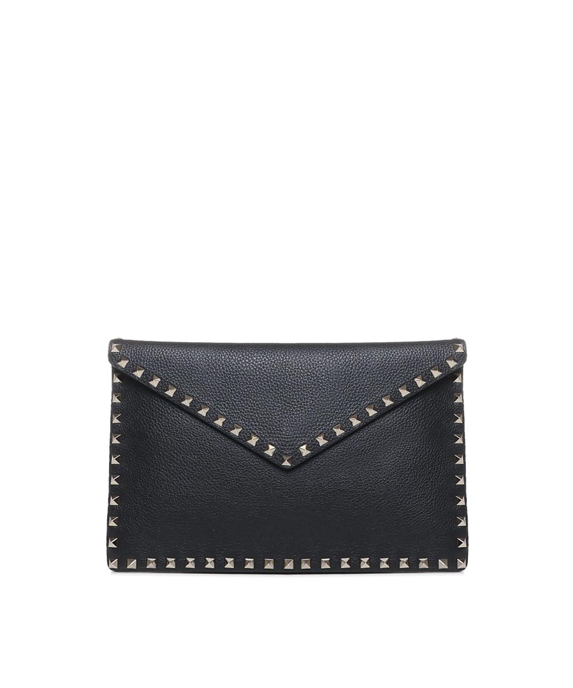 Pouch Rockstud in vitello granato 8W2P0P56 VSH0NO VALENTINO GARAVANI 