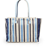 Borsa shopping con logo 73BS9MV01R ILENEAZZURRO/MULTICOLOR V° 73 