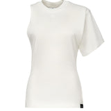 T-shirt 'Scuba' asimmetrica 225JTS201JS0107 0001 COURREGES 