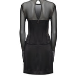 Mini abito corsetto in raso 115252 100 ROTATE 