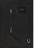 Pantaloni cargo con fondo elastico FB0960 AQMVF0QA1 FENDI 