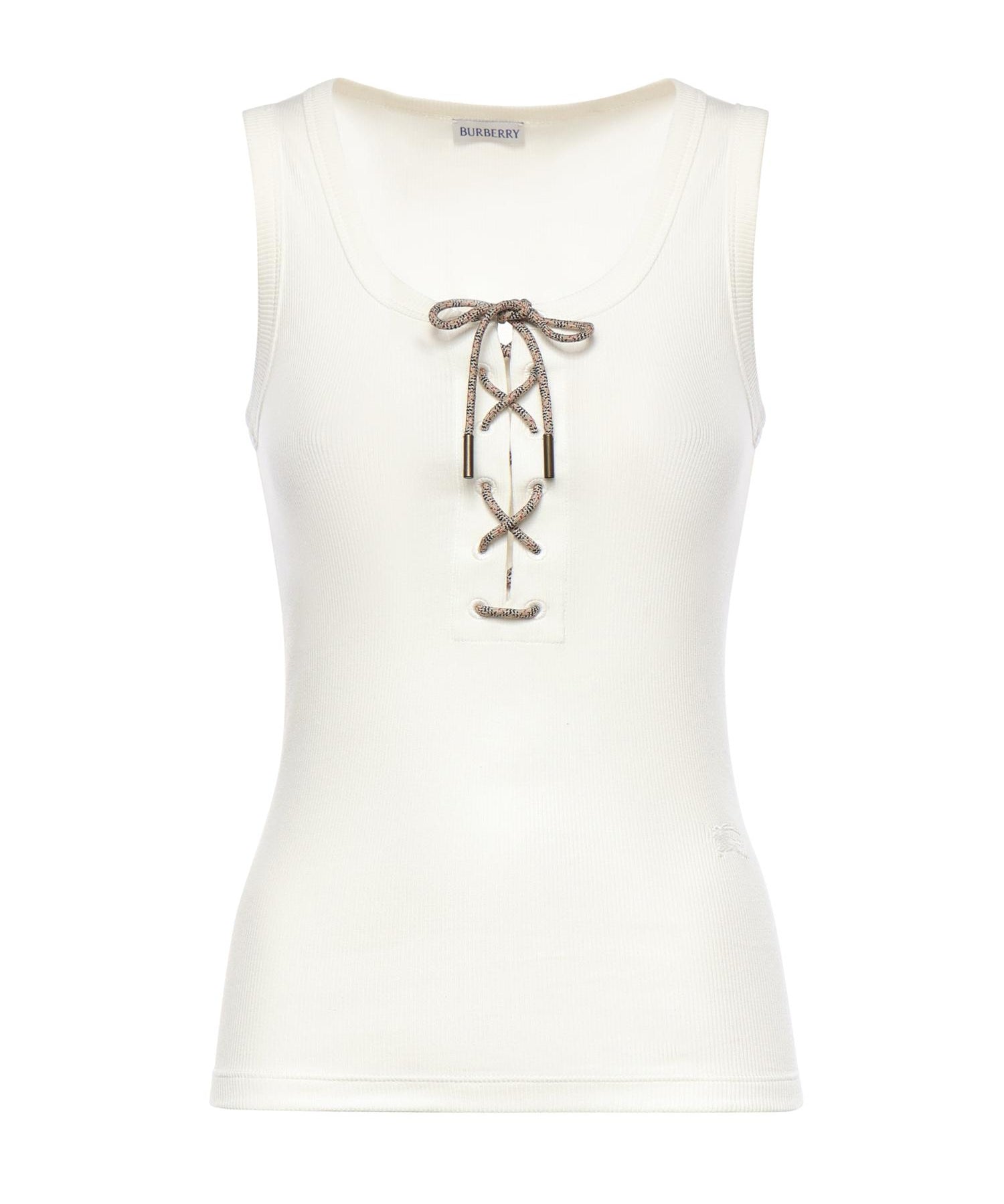Tank top Cleo in misto cotone a coste 8117713 B7078 BURBERRY 