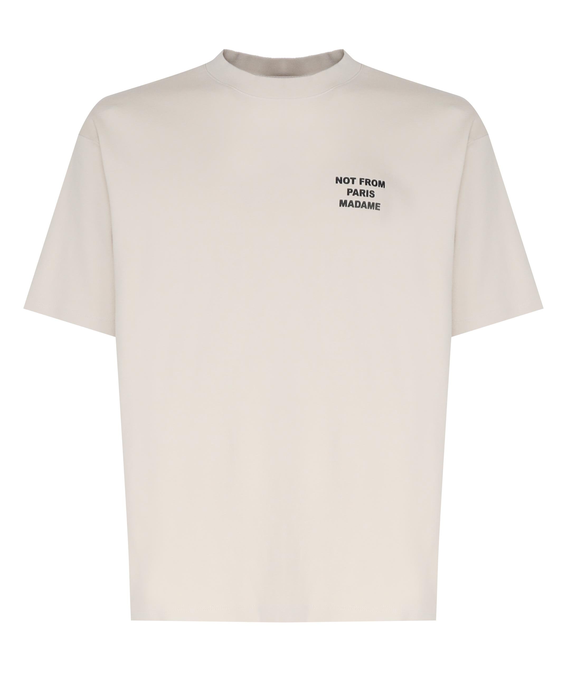T-shirt Le Slogan Classique in cotone PERMTS203CO002 MT Drôle de Monsieur 