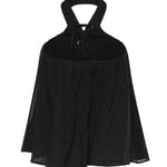 Top con lacci e dettagli texani 106944 A3AXZ99 PINKO 