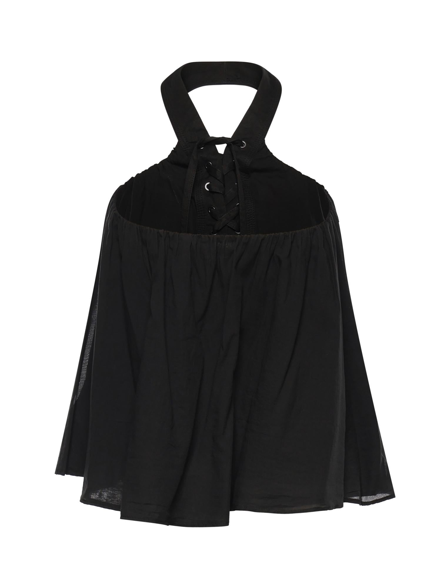 Top con lacci e dettagli texani 106944 A3AXZ99 PINKO 