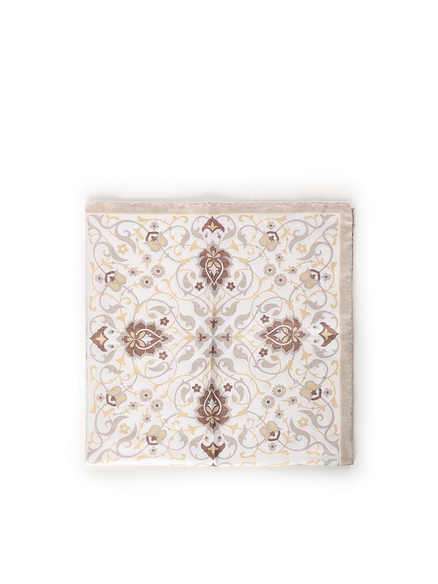 Foulard con stampa in seta M77ACCG02TES0M071 00-02 ELEVENTY 