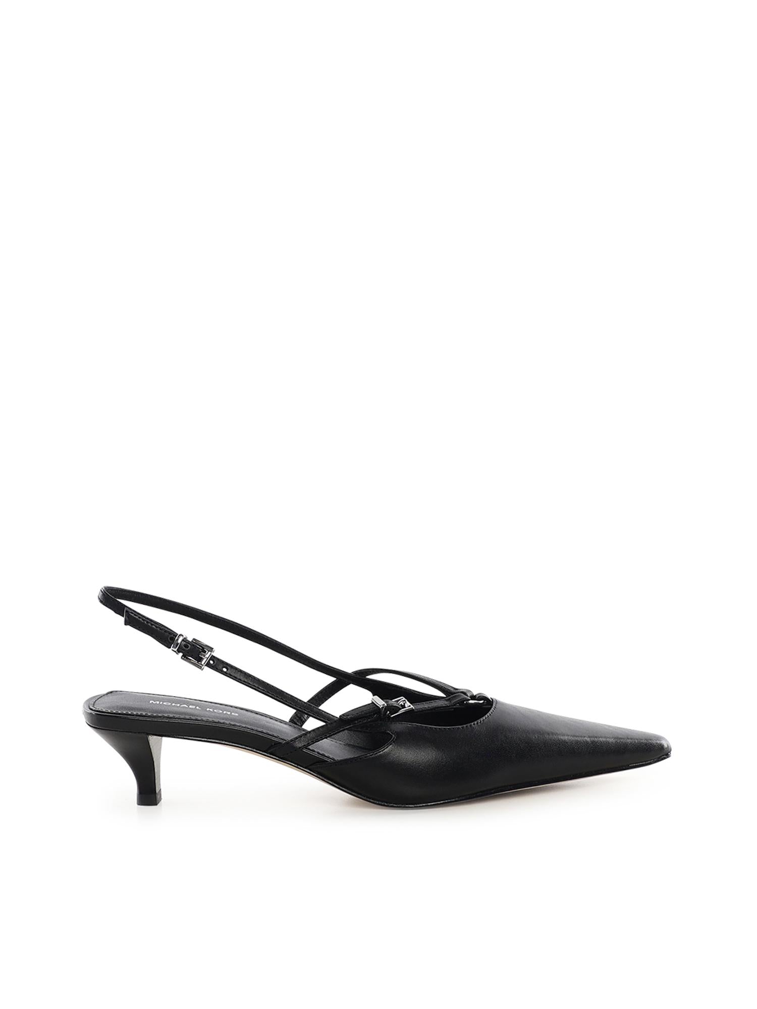 Décolleté slingback Selina in pelle 40F5SLMP2L 001 MICHAEL MICHAEL KORS