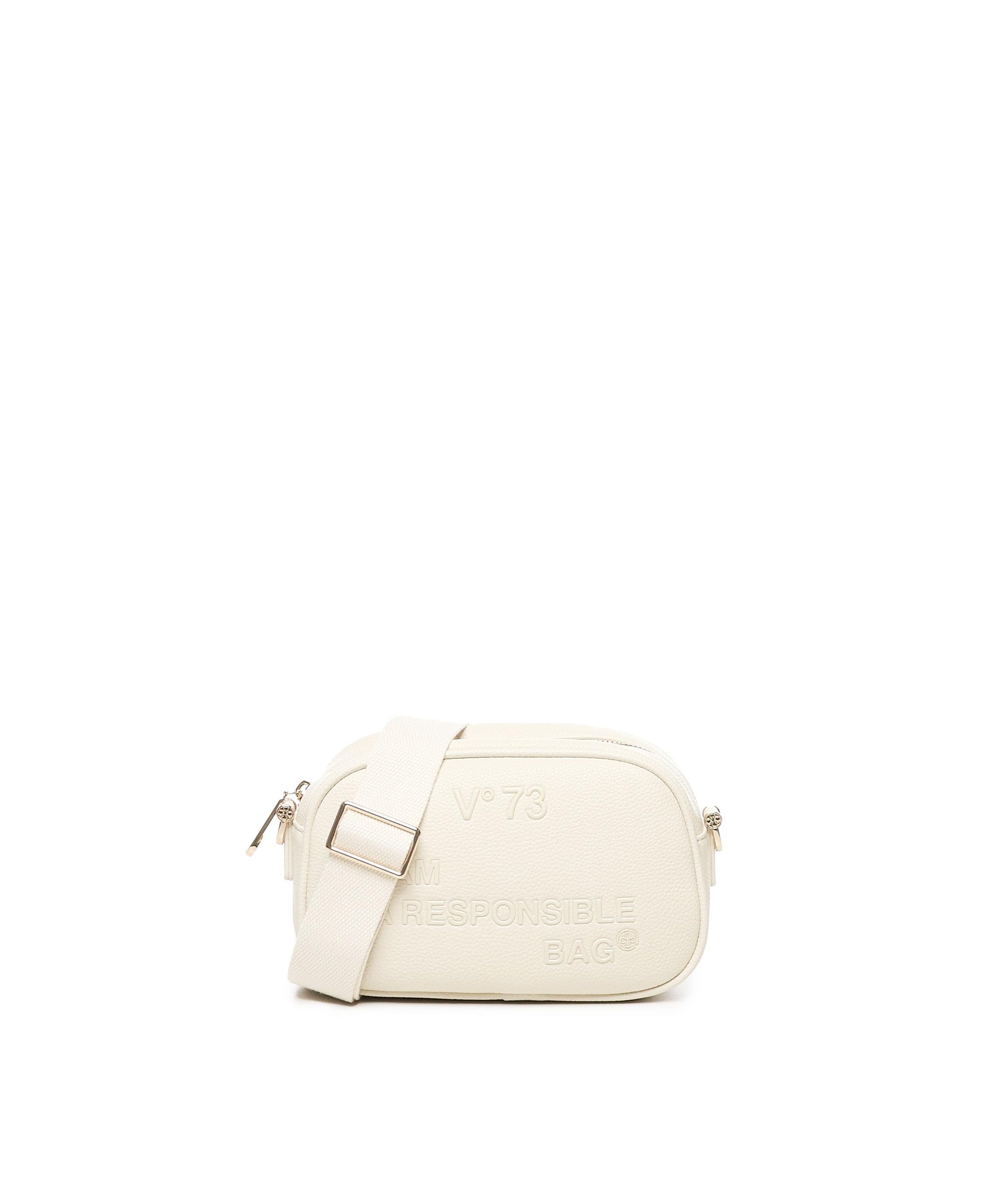 Borsa a tracolla Resposability Now<BR/> 73BS8F304 RESPONSIBILITY NOWOFF WHITE V° 73 