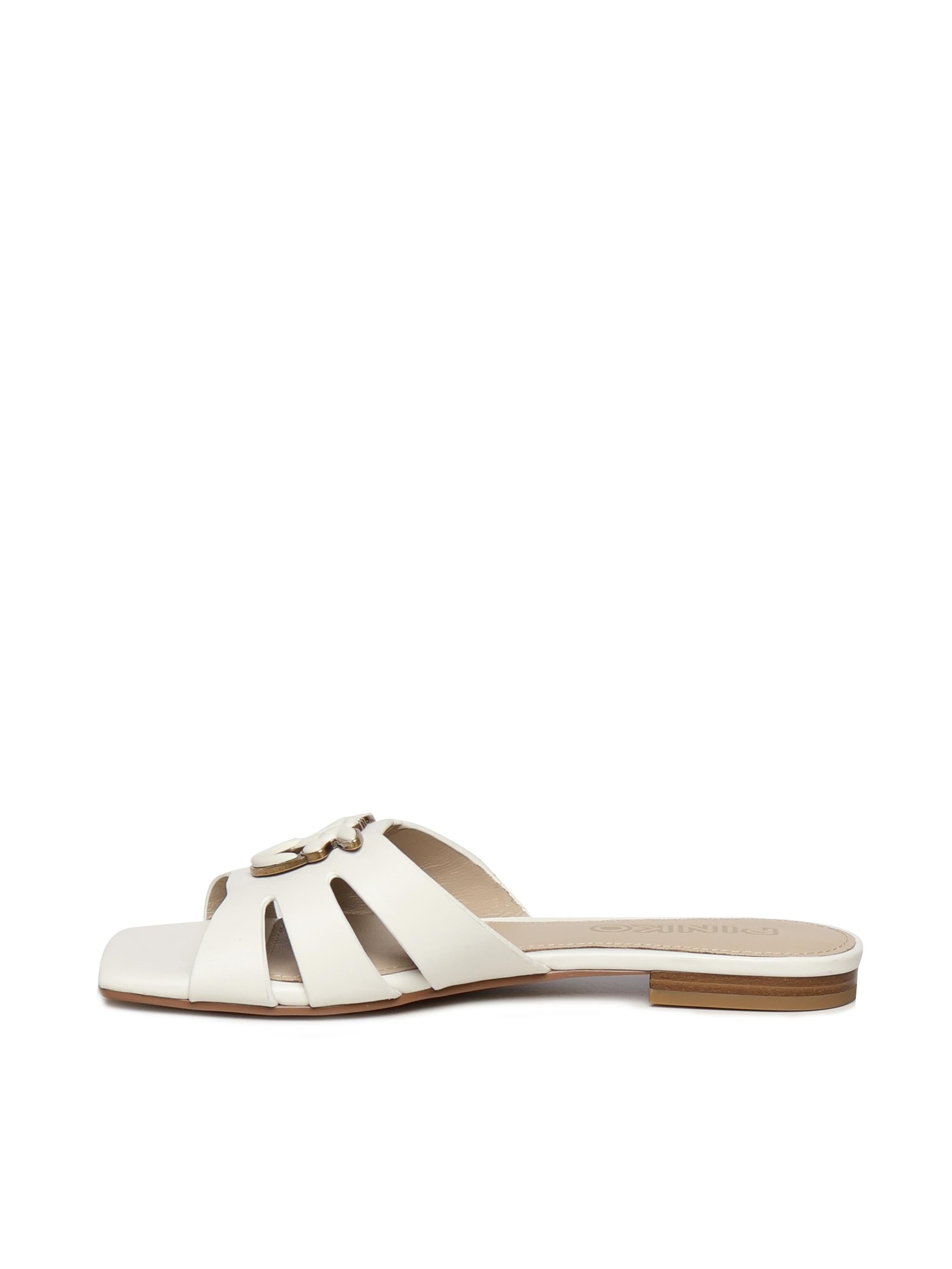 Ciabatte in nappa con logo SD0313 P003Z12 PINKO 