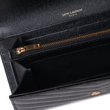 Portafoglio Cassandre matelassé in pelle 372264 BOW011000 SAINT LAURENT 