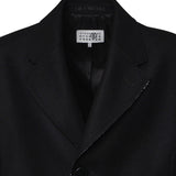 Cappotto monopetto in feltro di lana SH0AA0027 S52207900 MM6 Maison Margiela 