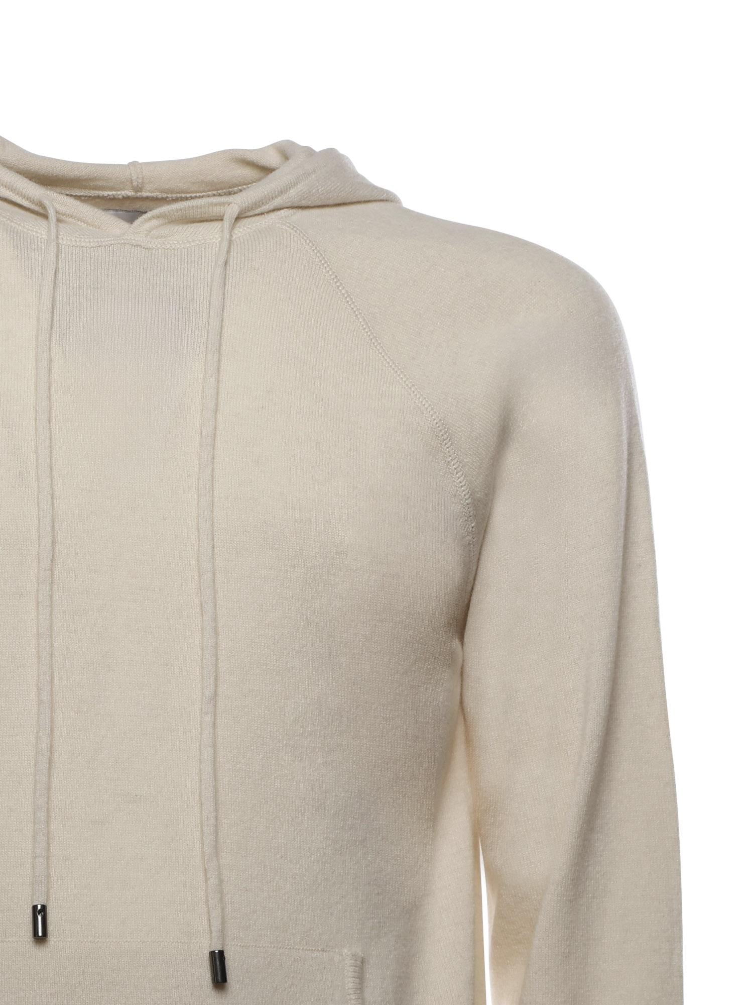 Felpa con cappuccio in lana WILB002 00261I MC2 SAINT BARTH 