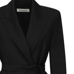 Blazer in tela di lana con cintura 2521046101600 004 MAX MARA 