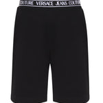 Bermuda in jersey di cotone con logo 80GADT16 CF01T899 VERSACE JEANS COUTURE 