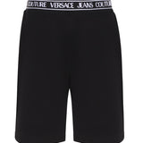 Bermuda in jersey di cotone con logo 80GADT16 CF01T899 VERSACE JEANS COUTURE 