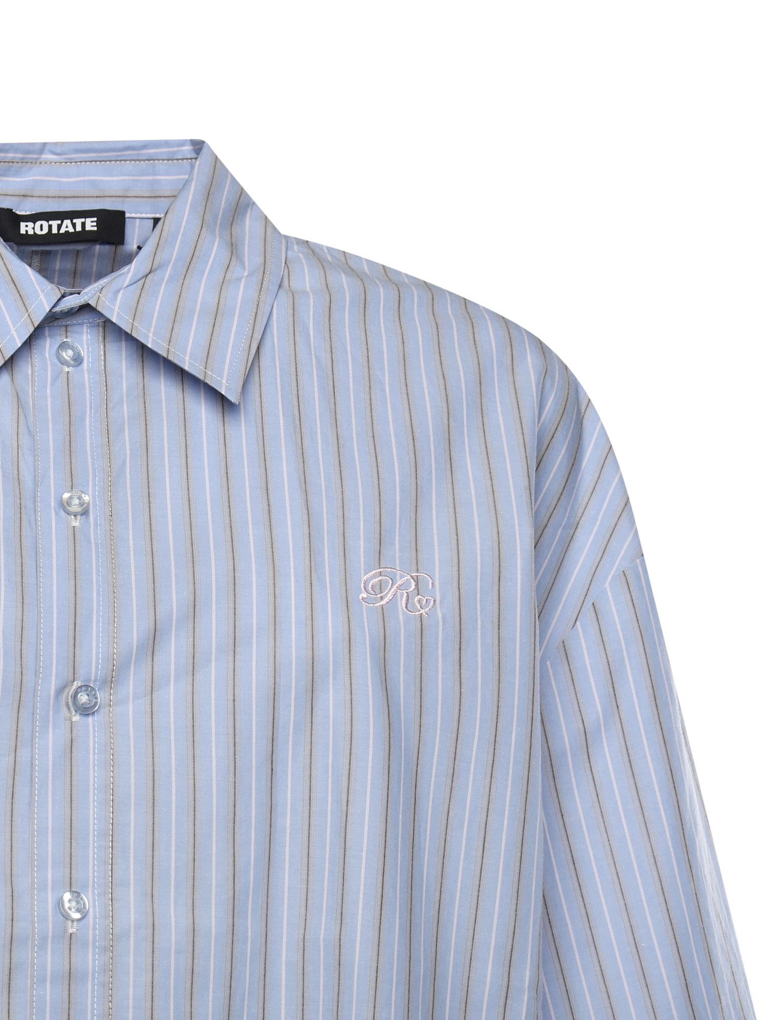 Camicia in popeline di cotone<BR/> 115366 3082 ROTATE 