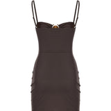 Mini abito in lycra 25047367 UMBER CHRISTOPHER ESBER 