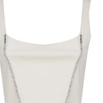 Top Corset con scollo tondo CORSET -IVORY THE ARCHIVIA 