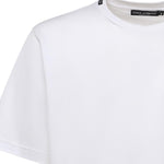 T-shirt in cotone con patch logo G8PN9T FU7EQW0800 DOLCE & GABBANA 