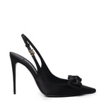Slingback Mun in raso CG0844 A3I648B956 DOLCE & GABBANA 