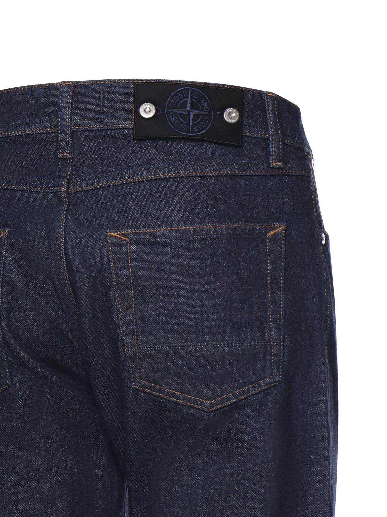 Jeans in denim di cotone L1S14J100005 S00J7VJ201 STONE ISLAND 