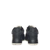 Sneaker in pelle con logo<BR/> EM003663 AF18212MC105 EMPORIO ARMANI 
