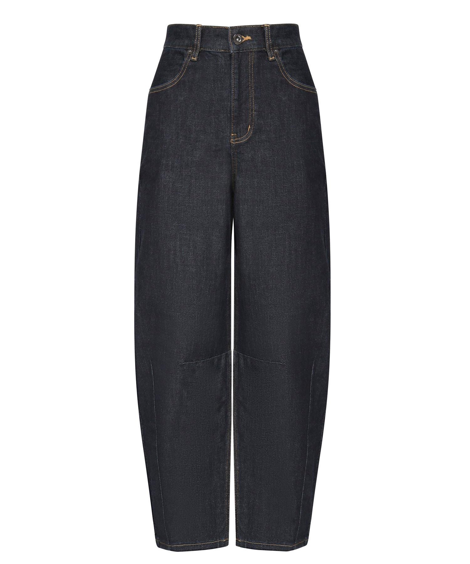 Jeans barrel in denim PF25827P BL SELF-PORTRAIT 
