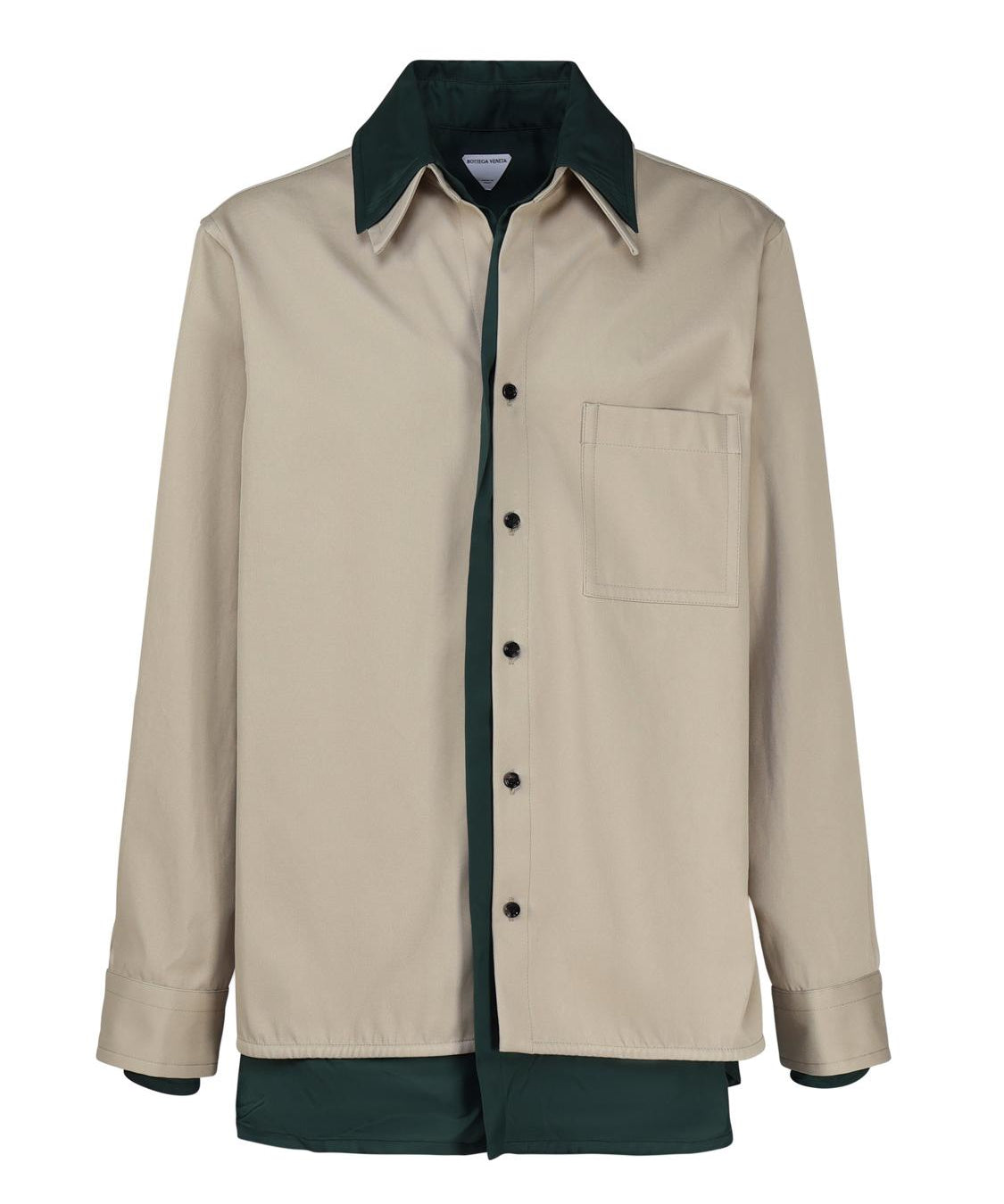 Camicia in twill di cotone doppio strato 739115 V2T103017 BOTTEGA VENETA 