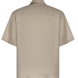 Camicia Derby in lino e viscosa 026ST167LI CAMEL WOC 