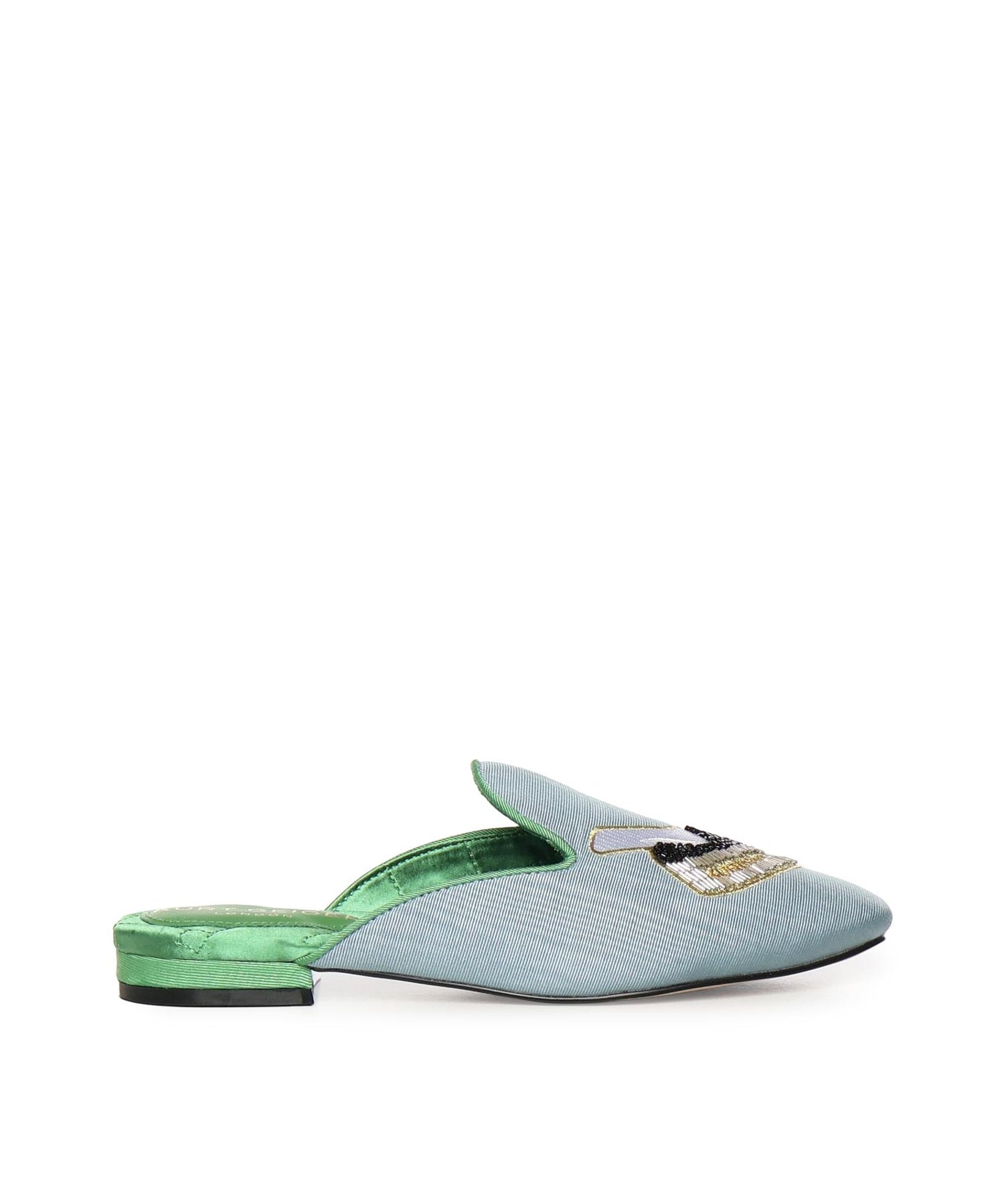 Mule Embroidered 5387783069 PALE BLUE KURT GEIGER 