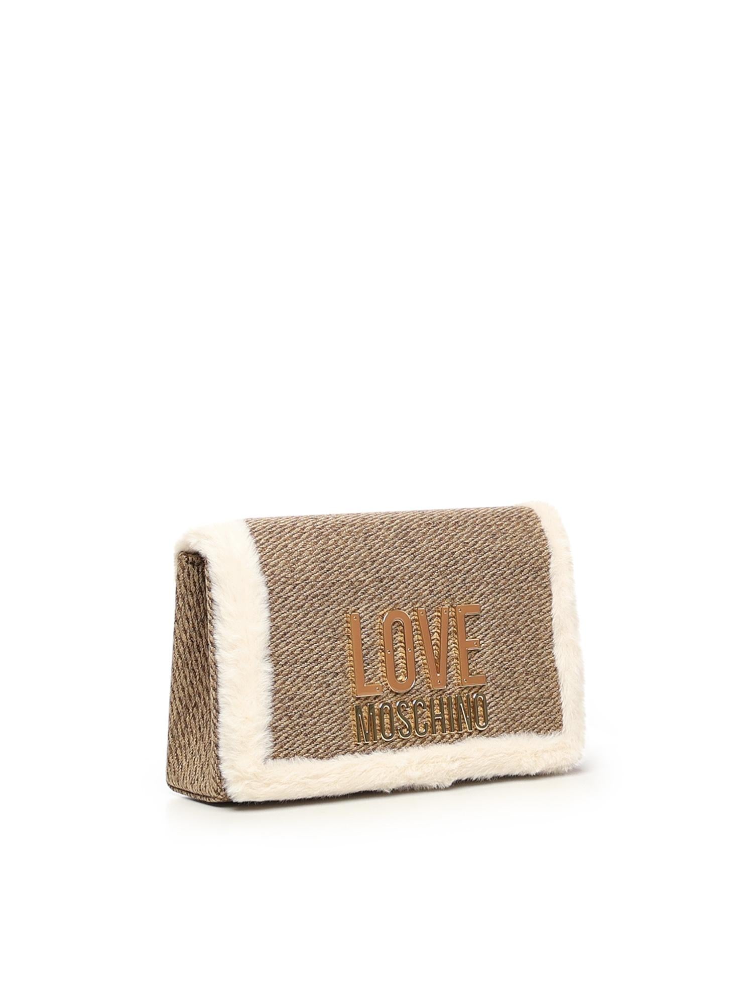 Borsa a tracolla con logo JC4388PP0NKH1 20A LOVE MOSCHINO 