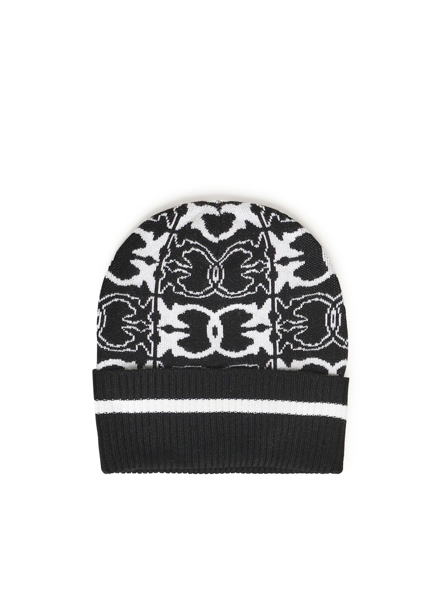Berretto con logo jacquard<BR/> 105991 A2YOZZ2 PINKO 