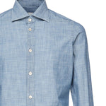 Camicia cotone denim K75CAMK08TES0I185 11N ELEVENTY 