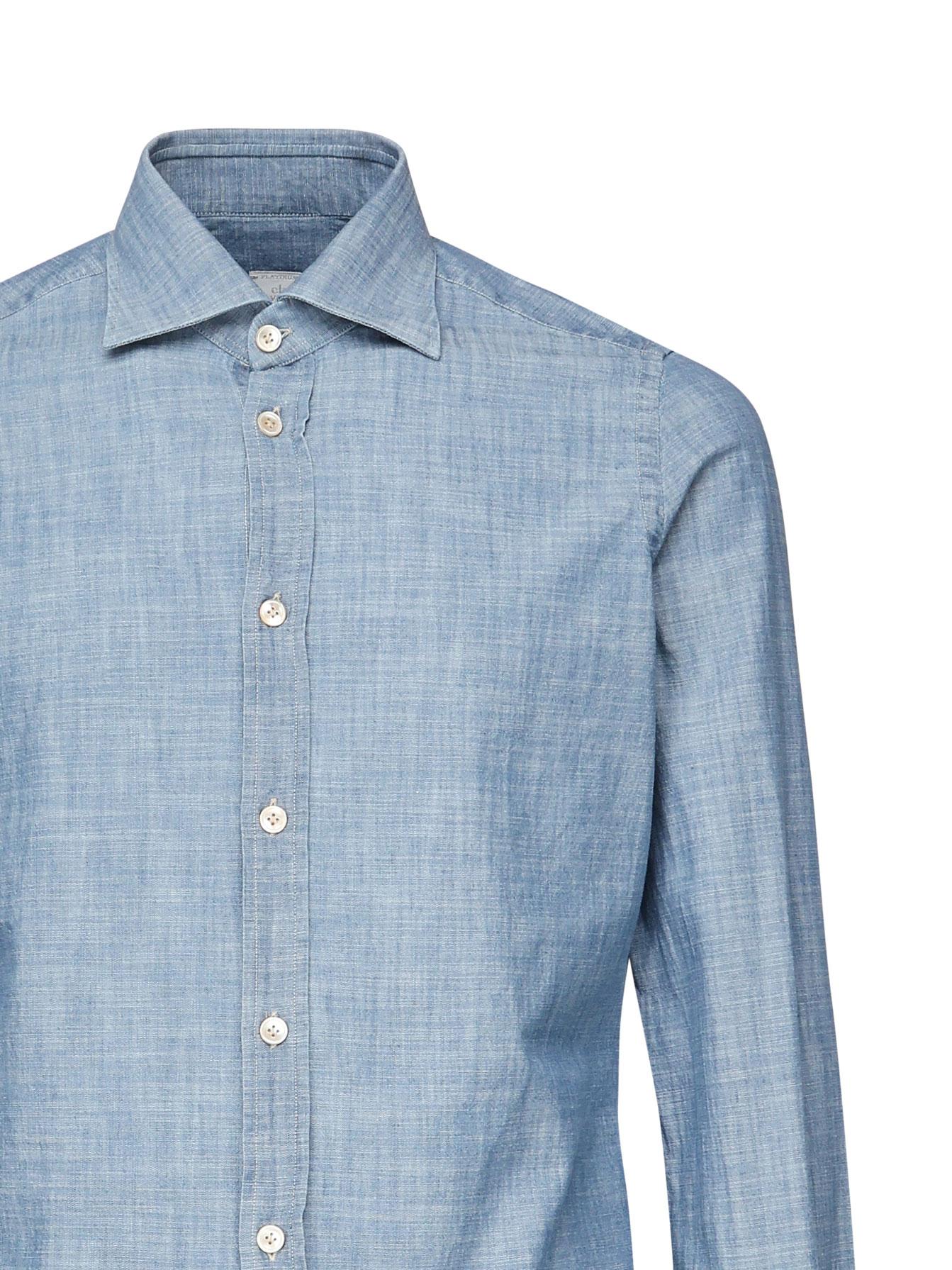 Camicia cotone denim K75CAMK08TES0I185 11N ELEVENTY 