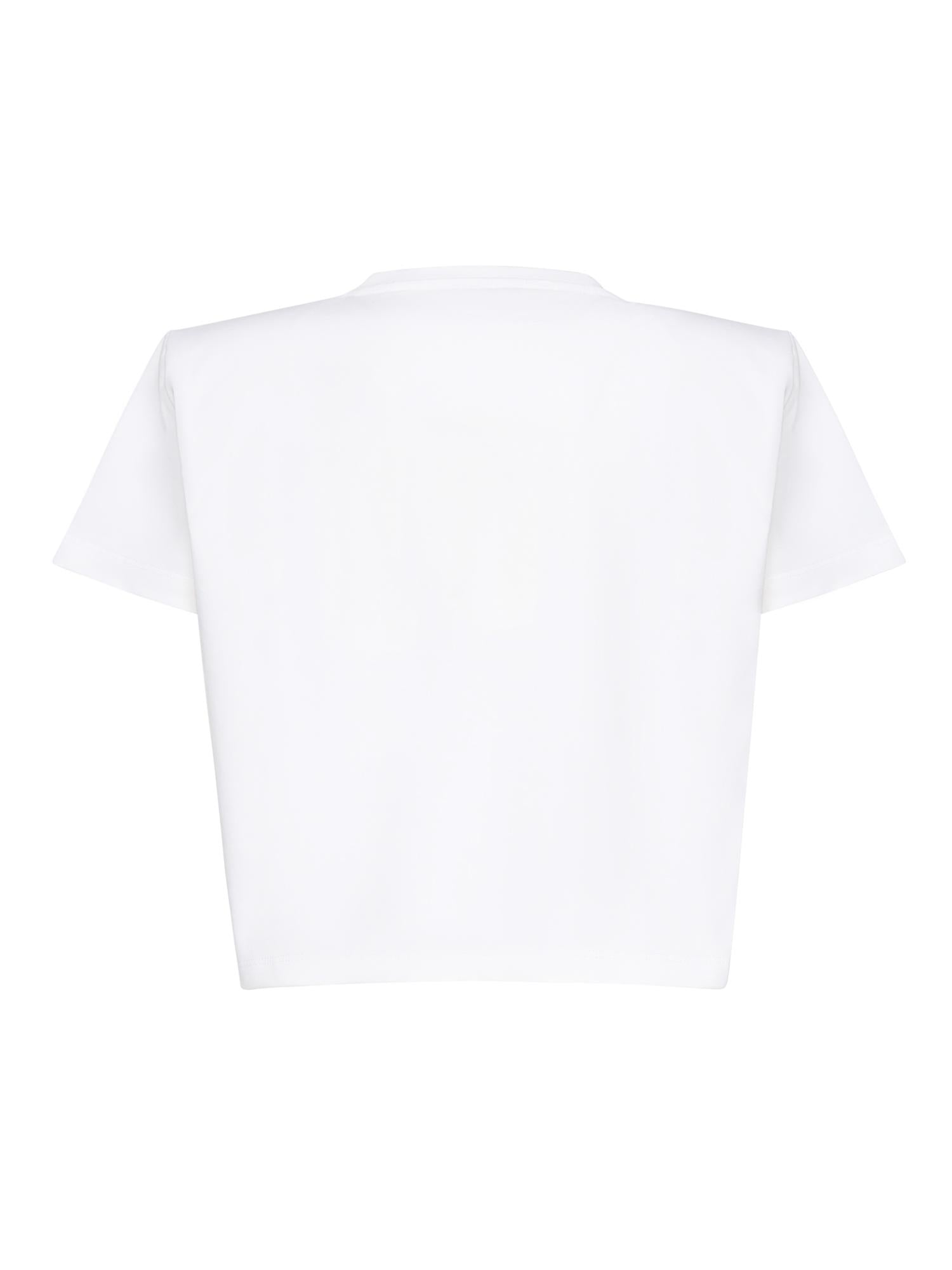 T-shirt cropped con reggiseno all'uncinetto 1083210009857  MAGDA BUTRYM 
