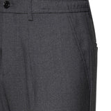 Pantaloni in lana vergine DOMINIQUE WMLGRIGIO SCURO MELANGE BE ABLE 