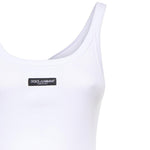 Canotta in cotone a coste F8W45T FU7AVW0800 DOLCE & GABBANA 