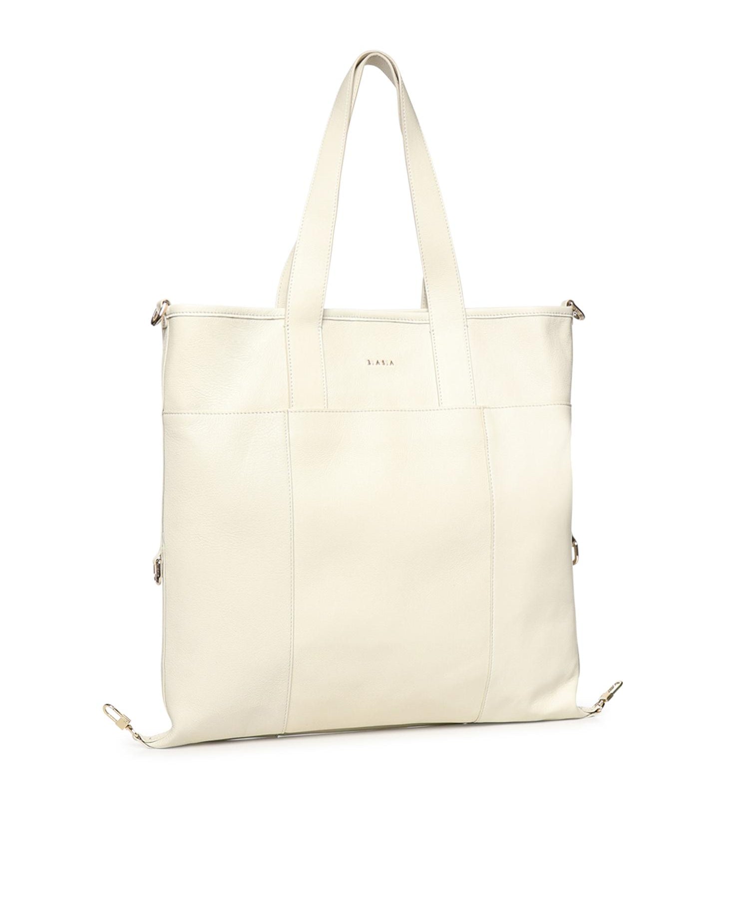 Borsa shopping in pelle con logo BIBP9QN01 328 BIASIA 
