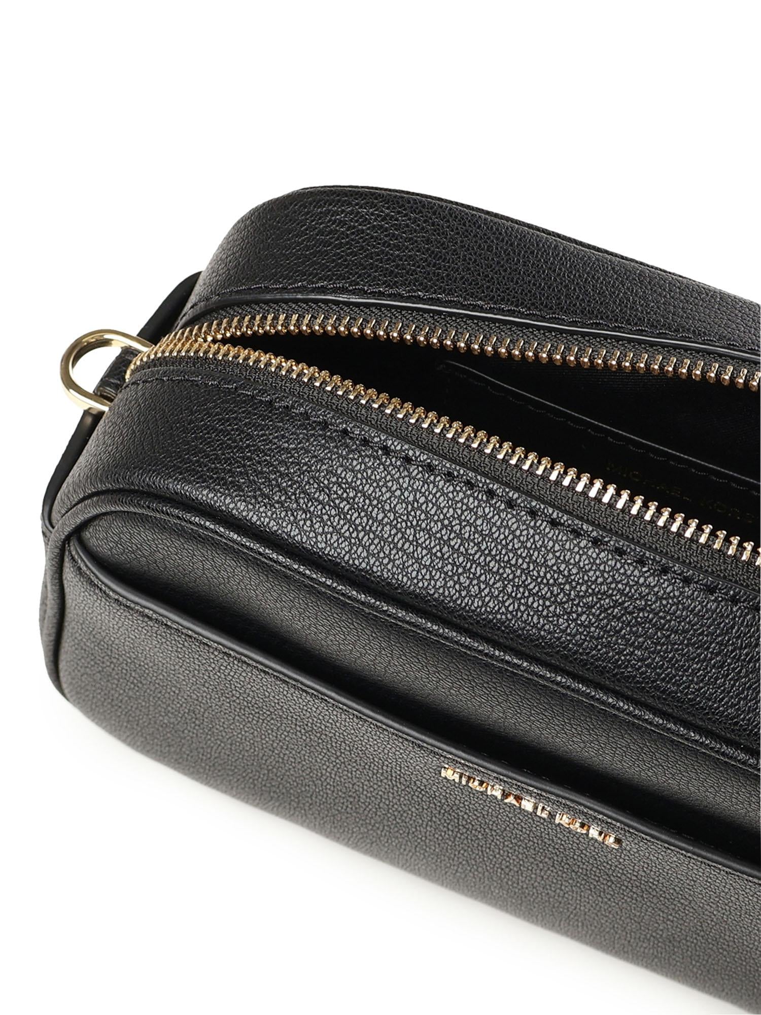 Camera bag a tracolla Jet Set in pelle 32F5GJ6C5L 001 MICHAEL MICHAEL KORS 