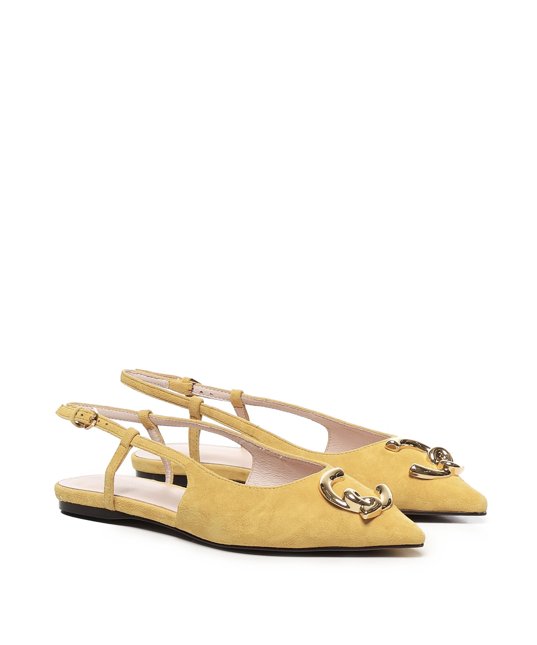 Slingback flat C-Me in suede E4SB2210201 J19 COCCINELLE 