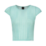 Maglia Tambora a costine 104773 A1NDT65 PINKO 
